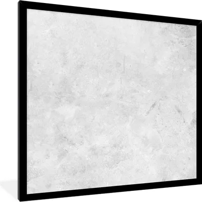 Produktbild von MuchoWow® Gerahmtes Poster Marmor - Textur - Grau - Marmoroptik 40x40 cm - Poster mit Schwarzem Bilderrahmen Wandposter Rahmen Foto Bilder - Mit Rahmen - Wanddekoration Schlafzimmer