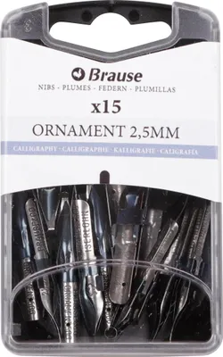 Produktbild von Brause Schachtel mit 15 Ornamentfedern 152025B