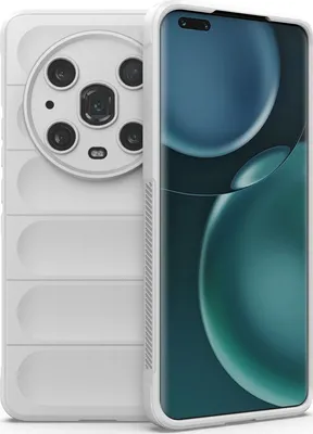 Produktbild von Mobigear Bumpy  HONOR Magic 4 Pro Hülle Flexibles TPU Backcover - Weiß
