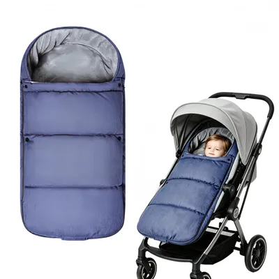 Imagen del producto de Saco de pies para cochecito - Impermeable - Cortavientos - Invierno - 90 x 48 cm