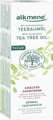 Produktbild von Alkmene, Teebaumöl Kräuter Zahncreme
