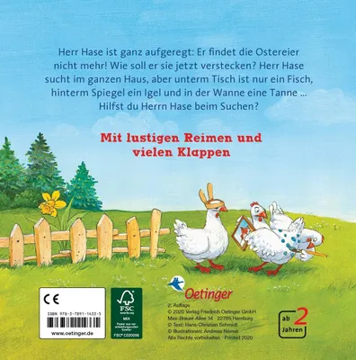 Produktbild von Wo sind bloß die Ostereier?
