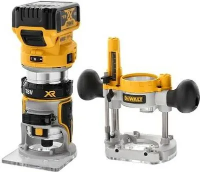 Zdjęcie produktu dla Glebogryzarka akumulatorowa DeWalt DCW 604 P2 18V 55 mm + 2x akumulator 5.0Ah + ładowarka + TSTAK