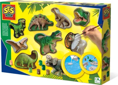 Image de Ses Casting Et Peinture "Le Monde Des Dinosaures"