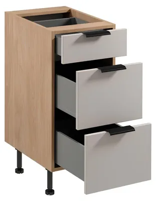 Produktbild von Küchenschrank Schubladenschrank Unterschrank Schrank 3 Schubladen Küche