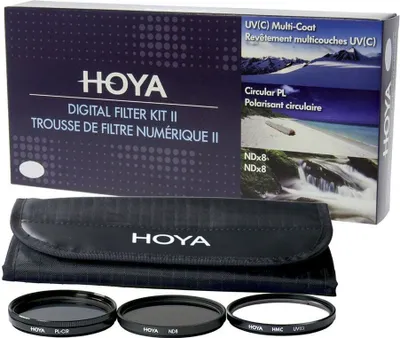 Image de HOYA Jeu de Filtres DFK82 II (UV,PLC,ND) D82 mm