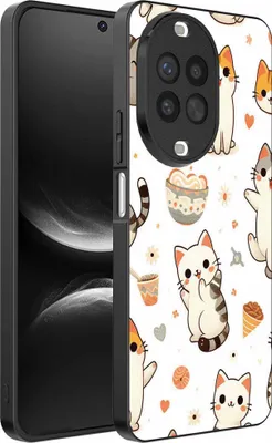 Produktbild von Geeignet für Huawei Nova 14 Telefon Fall mit Katze drucken - TPU zurück Abdeckung Fall Katze Design - Smartphonics
