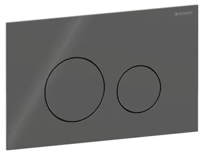 Immagine prodotto di Geberit Sigma40 plaques de déclenchement, pour rinçage à 2 quantités, rond, verre, 115.628.JK.1, 115.628.JK.1