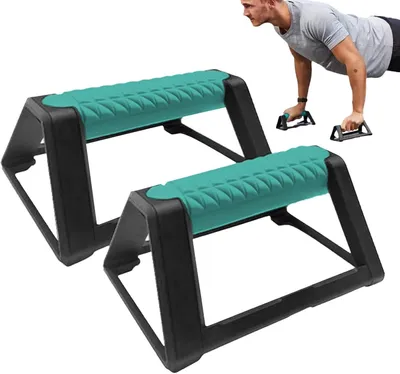 Image de Supports de musculation - Supports de fitness - Entraînement de force - Conception ergonomique - 19 x 11 x 7 cm - Noir