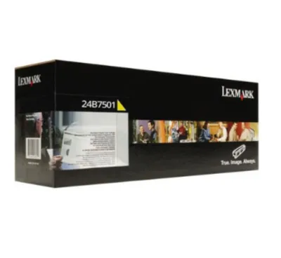 Zdjęcie produktu dla Lexmark 24B7501, 6000 stron(y), Żółty, 1 szt.