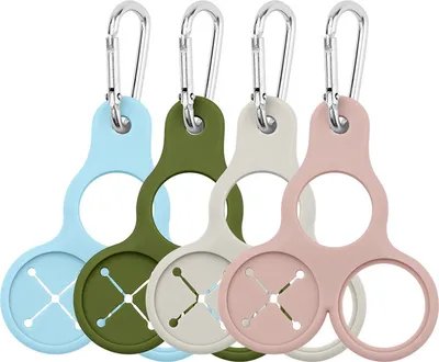 Produktbild von INF Silikon Wasserflaschenhalter Clip - 4er Pack Mehrfarbig
