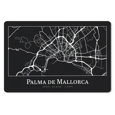 Produktbild von MuchoWow® Mauspad Mousepad Karte - Stadtplan - Palma de Mallorca - Karte 27x18 cm - Mousepads - Maus Mat - Pad - Mausunterlage - Büroartikel - Desk Matten
