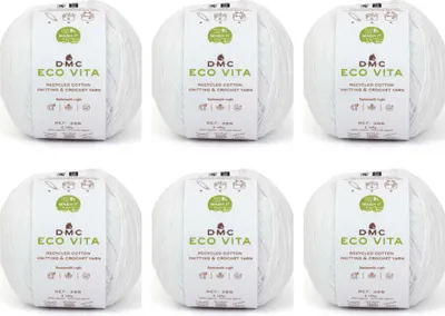 Obrázok produktu pre 6x DMC Eco Vita – priadza z 80 % recyklovanej bavlny a 20 % recyklovaných vlákien, 388, (farba 1)