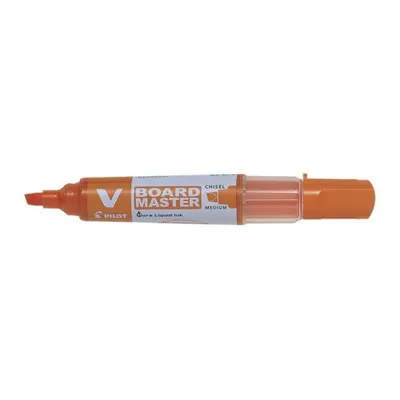 Zdjęcie produktu dla Zakreślacz Pilot V Board Master 10 szt Tępa końcówka Pomarańczowy
