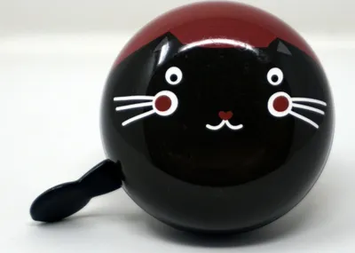 Produktbild von Ding Dong Fahrradklingel Katze Karter Cat im klassischem Retro Look ca. Ø 80 mm Fahrrad Klingel Glocke