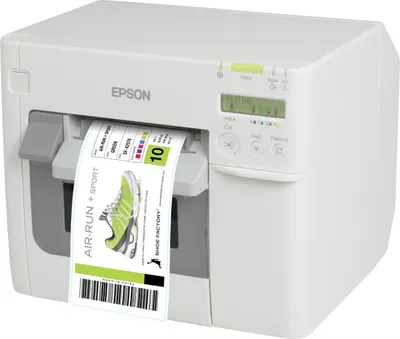 Produktbild von EPSON Labedrucker TM-C3500 ohne Stromkabel  Nr. C31CD54012CD 720x360dpi grau