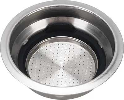 Produktbild von 51 mm Siebträgerkorb, Edelstahlfilter mit Silikonscheibe für EC860, ECP3420, EC680M, ECP3630, Einzelbecher