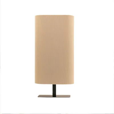 Produktbild von HOME DELUXE Große Tischlampe SUKO - Beige | Tischleuchte Schreibtischlampe Nachttischlampe