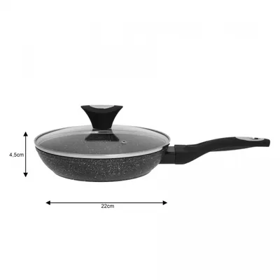 Immagine prodotto di TEGLIE IN GRANITO 22 cm CON COPERCHIO KLAUSBERG KB-7038