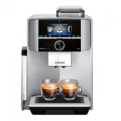 Immagine prodotto di Siemens TI9553X1RW Macchina da caffè super automatica, EQ.9 plus, 1500 W, 1,7 litri, plastica, acciaio