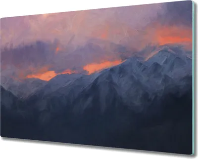 Produktbild von Glas-Herdabdeckplatte Glaskeramikkochfeld-Abdeckung Spritzschutz - 80x52 cm - Lila Astern Blumen