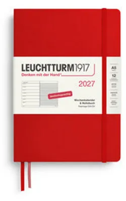 Produktbild von Wochenkalender & Notizbuch Medium A5 Cherry 2027