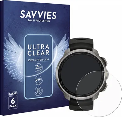 Produktbild von 6x Für Suunto Ocean Schutzfolie Savvies Displayschutz Display Schutz Folie Klar Transparent