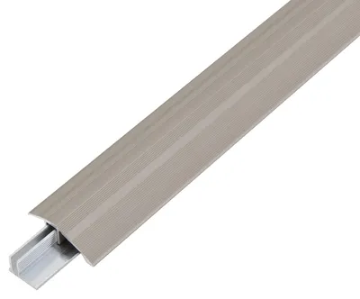Immagine prodotto di Alberts 492946 Profilo di compensazione Duo, alluminio, acciaio inox anodizzato, 1000 x 44 mm