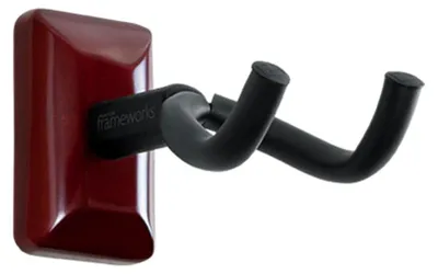 Productafbeelding van Gator Frameworks GFW-GTR-HNGRCHR: Wandmontagegitaarhanger, kersenkleur