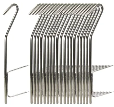 Productafbeelding van Profi Rookhaken RVS 20 Stuks 21 cm