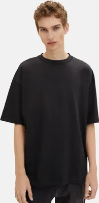 Produktbild von Tom Tailor Shirt Oversized-T-Shirt mit Rundhalsausschnitt aus Baumwolljersey