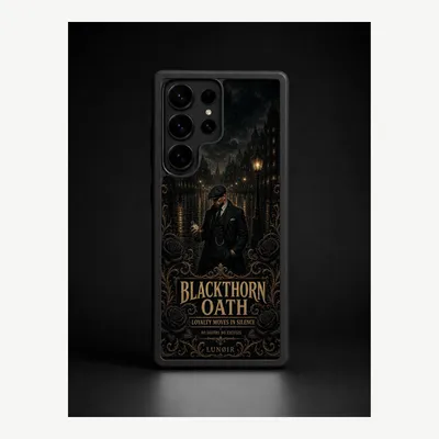 Produktbild von Samsung S25 Ultra Hülle Handyhülle Schutzhülle Case mit Schwarzdorn Motiv – LUNØIR ©