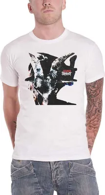Image de Slipknot - T-shirt "Iowa" pour homme/femme unie RO245 (S) (Blanc)