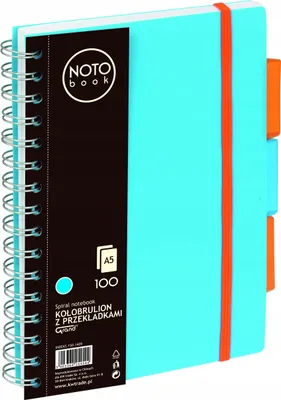 Immagine prodotto di Taccuino a spirale A5/100 a scacchiera Grande Taccuino Blu