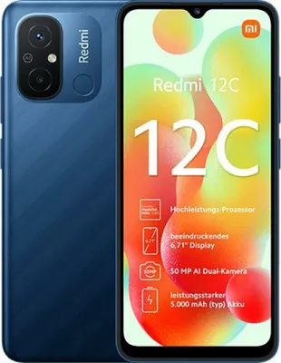 Produktbild von Xiaomi Redmi 12C 3GB/64GB Blau (Ocean Blue) Dual-SIM 22126RN91Y