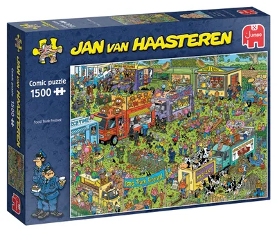 Produktbild von Jumbo Spiele Jumbo Jan van Haasteren Food Truck Festival 1500 Teile Puzzle (20042)