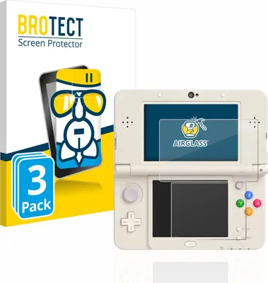 Produktbild von 3x BROTECT Schutzglas für Nintendo New 3DS Schutzfolie Panzer Folie Glas Display Schutz klar