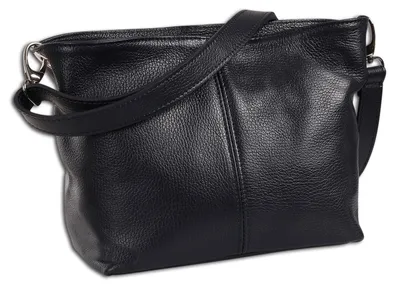 Imagen del producto de Toscanto, bolso de hombro para mujer, bolso de cuero, color azul oscuro, modelo OTT829SB