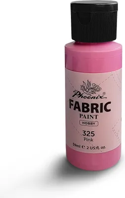 Zdjęcie produktu dla Farba do Ubrań Tkanin Jasnych i Ciemnych Phoenix 59 ml Pink 325