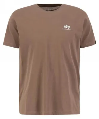 Produktbild von Alpha Industries Basic T Small Logo T-Shirt für Herren Taupe