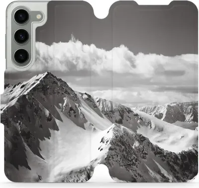Produktbild von Handyhülle mit klappe für Galaxy S23, Mobiwear Book, Berggipfel