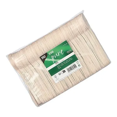 Produktbild von 1000 Papstar Löffel Holz pure 16 cm 89892