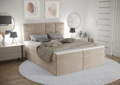 Produktbild von B&B Home Boxspringbett Kaja 140x200 cm – mit Bettkasten