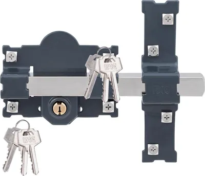Image de A Outils forgés 03013052 Serrure et verrou pour portes