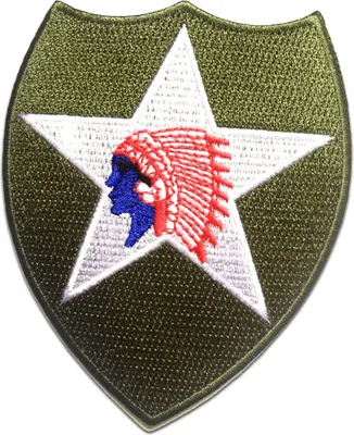 Produktbild von Indianischer Stern Logo - Aufnäher, Bügelbild, Aufbügler, Applikationen, Patches, Flicken, Zum Aufbügeln, Größe: 8.5 x 10.2 cm