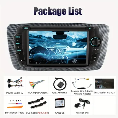 Obrázok produktu pre Autorádio – Multimediálny prehrávač – Autostereo – Android rádio – Autorádio – 7-palcový HD dotykový displej
