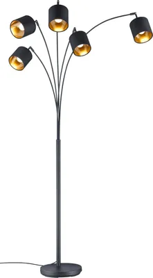 Immagine prodotto di Lampada da terra TOMMY 5 fiamme nero R46330579