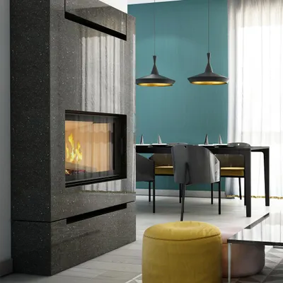 Immagine prodotto di Inserto camino in acciaio KRATKI NADIA 12 kW Ø 200