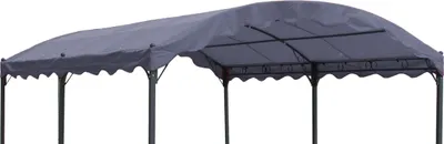 Produktbild von Ersatzdach für Bogen Pergola 3x4m Pergoladach Bezug Grau
