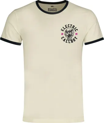 Produktbild von Electric Callboy T-Shirt Herren Let's Do It Again - Ringer Shirt altweiß S